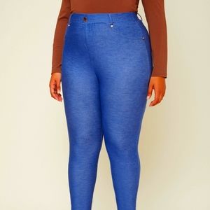 SHEIN BASICS-Plus High waisted Skinny Pants